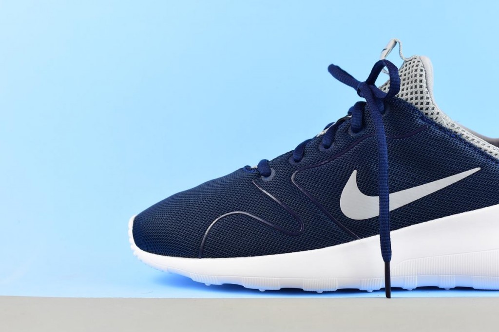 varonil Ajustable Alaska Nike Kaishi 2.0 Azul Marino y Gris - AmorShoes