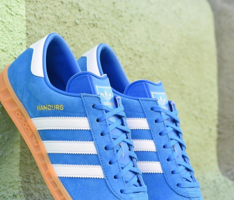Felicidades reputación Posicionar Adidas Originals Hamburg Azul con suela de Caramelo - AmorShoes