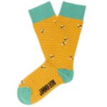 amorshoes-jimmy-lion-calcetin-bees-yellow