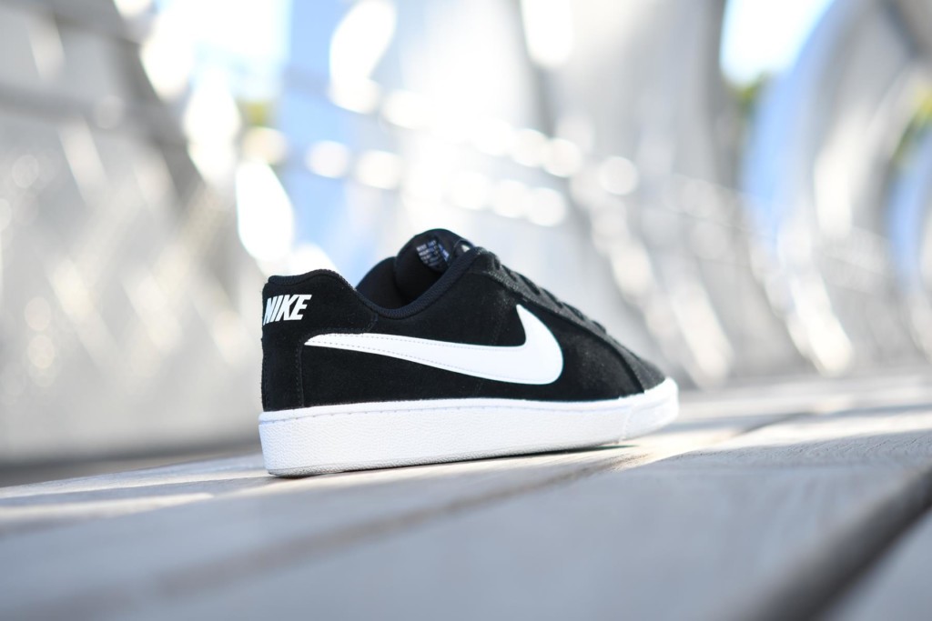 bestia Indomable Fundación Nike Sportswear Court Royale Suede Black / White - AmorShoes