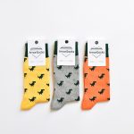 amorsocks-calcetines-socks-dinos-dinosaurios-trex-tiranoraurio-amarillo-yellow