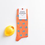 AmorSocks-calcetines-socks-patos-patitos-de-goma-ducks-rubber-ducks-coral-azul-blue