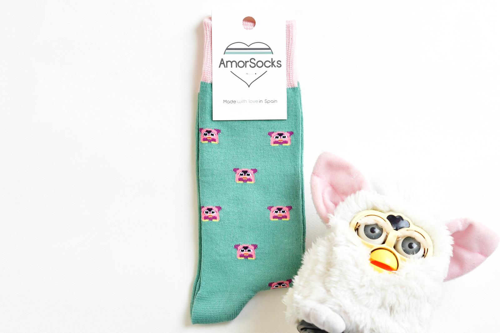 AmorSocks Furby Green